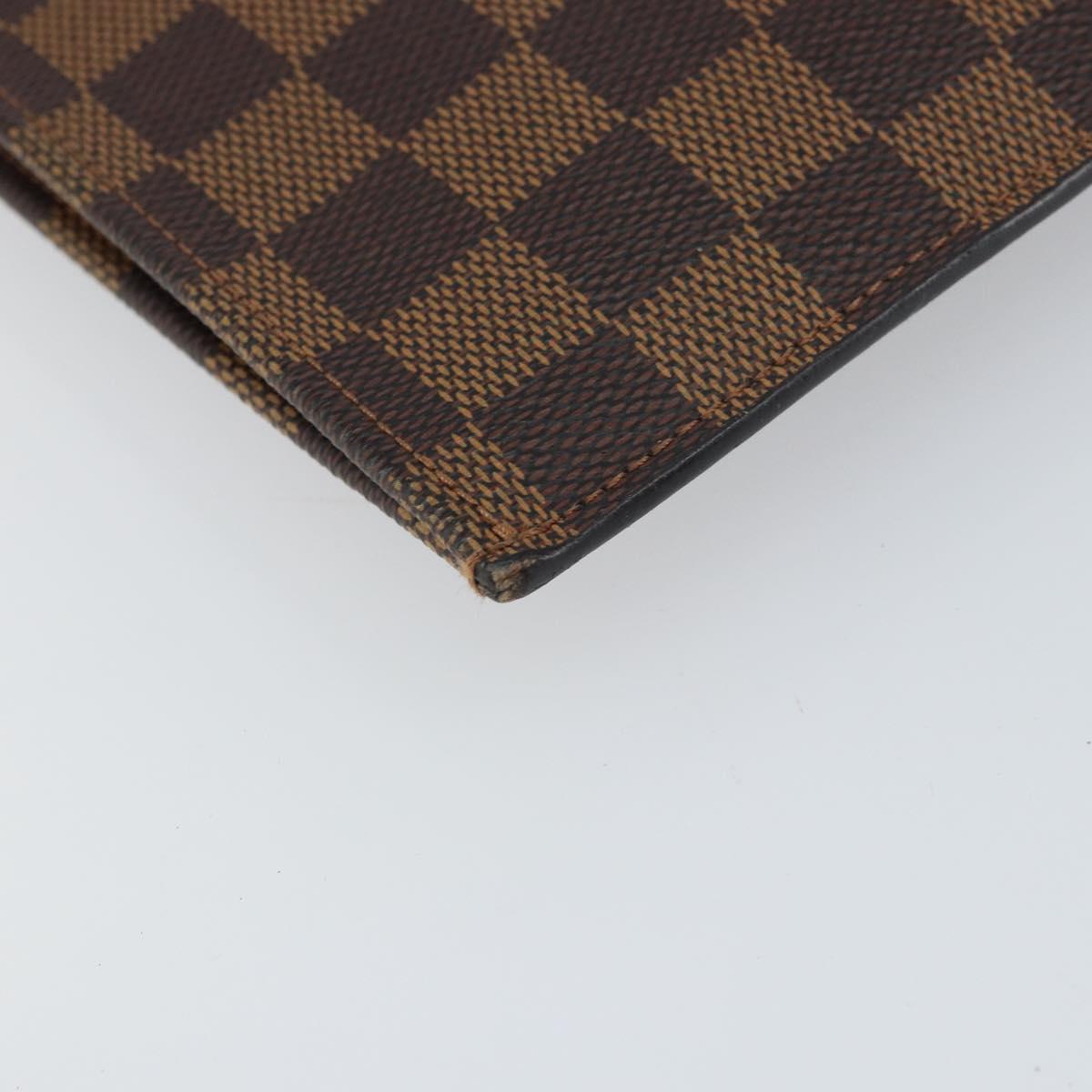 LOUIS VUITTON Damier Savannah Pochette Jules GM Clutch Bag N63345 LV Auth ti3498