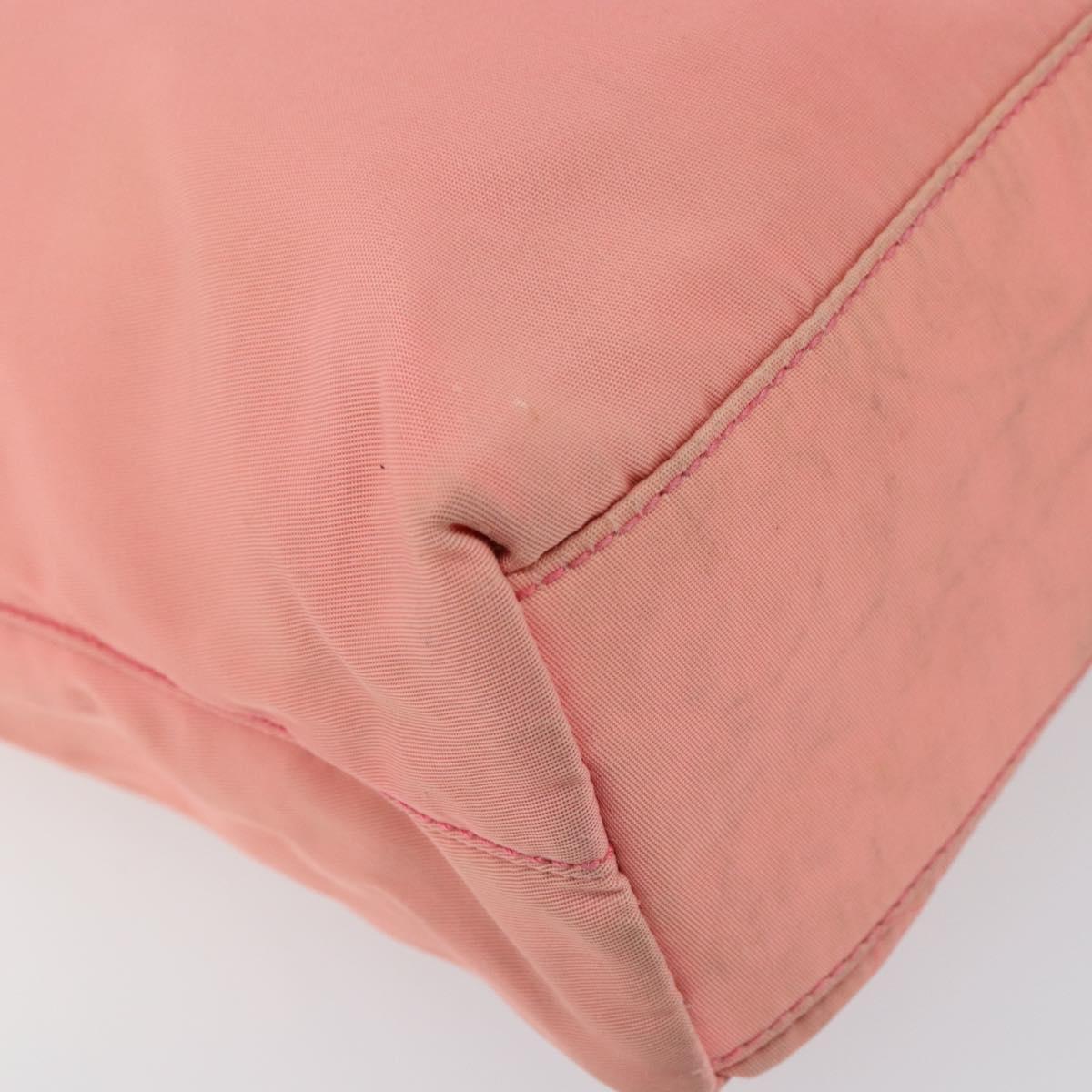 PRADA Shoulder Bag Nylon Pink Auth ti3519
