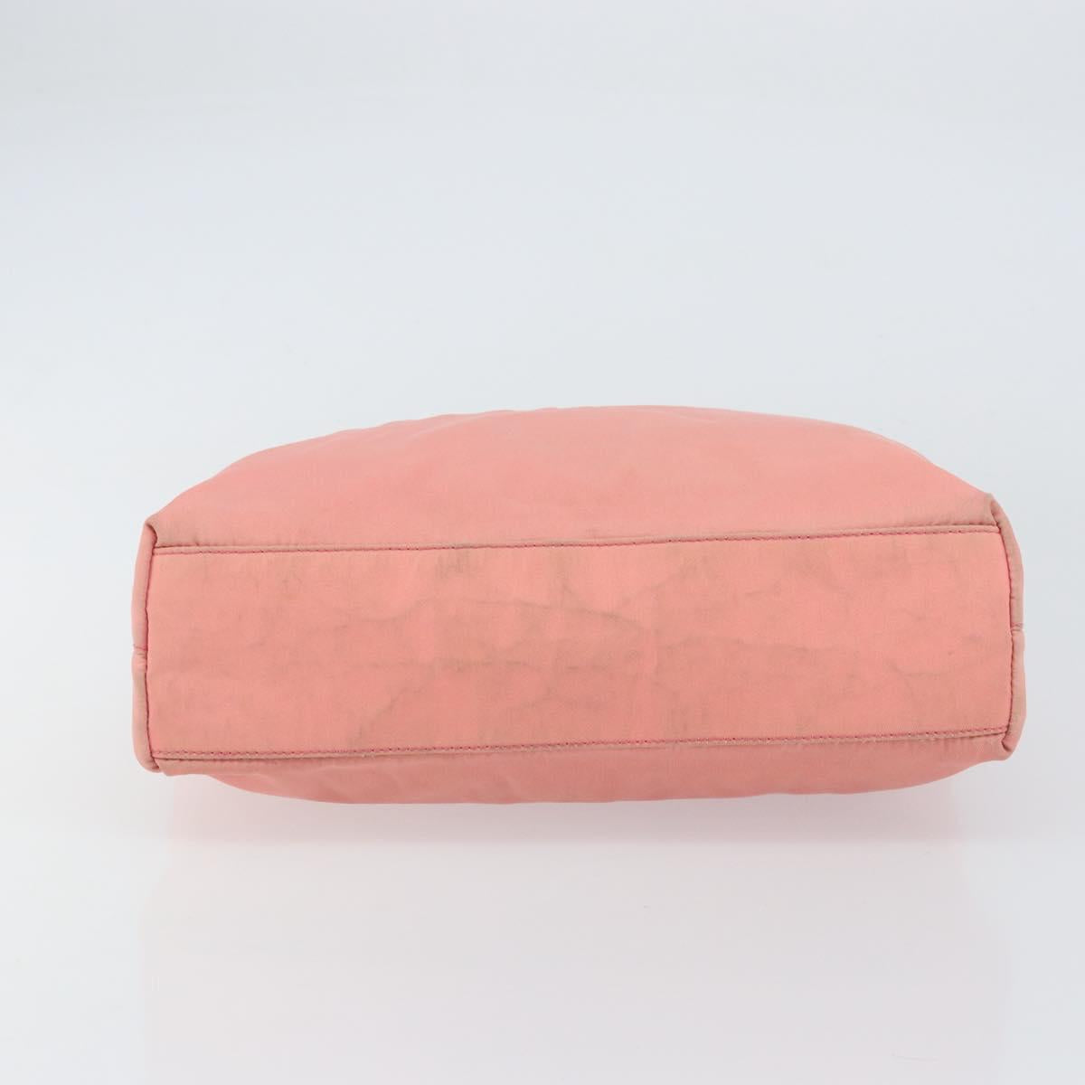 PRADA Shoulder Bag Nylon Pink Auth ti3519