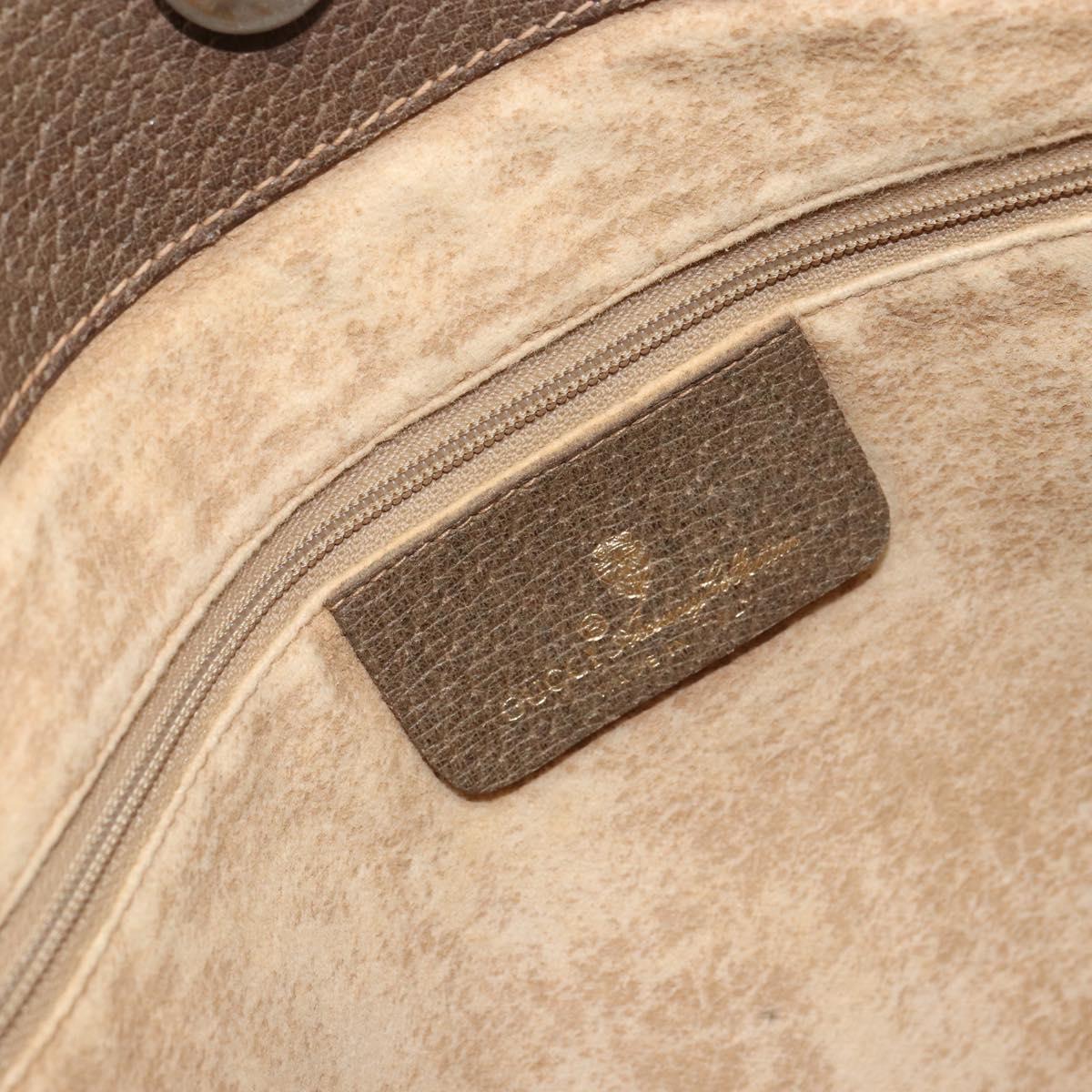 GUCCI GG Supreme Web Sherry Line Tote Bag PVC Beige Red 89 02 997 Auth ti3542