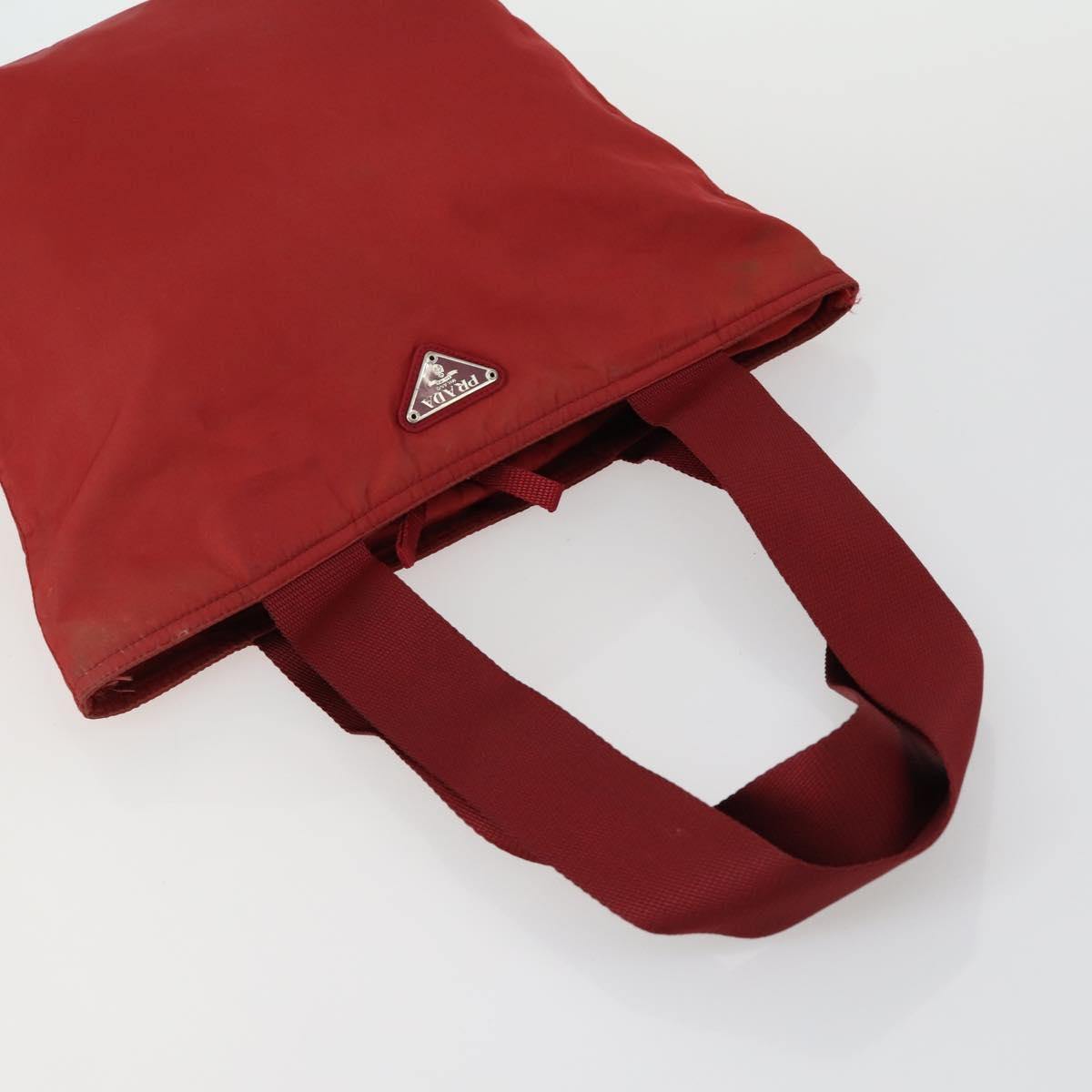 PRADA Hand Bag Nylon 5 Set Pink Cream khaki Auth ti3562