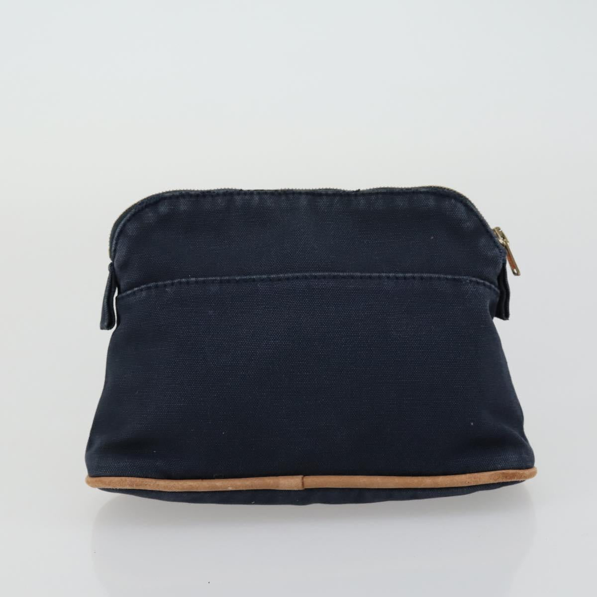 HERMES Bolide Pouch Canvas 5 Set Light Blue Orange Yellow Navy Red Auth ti3568