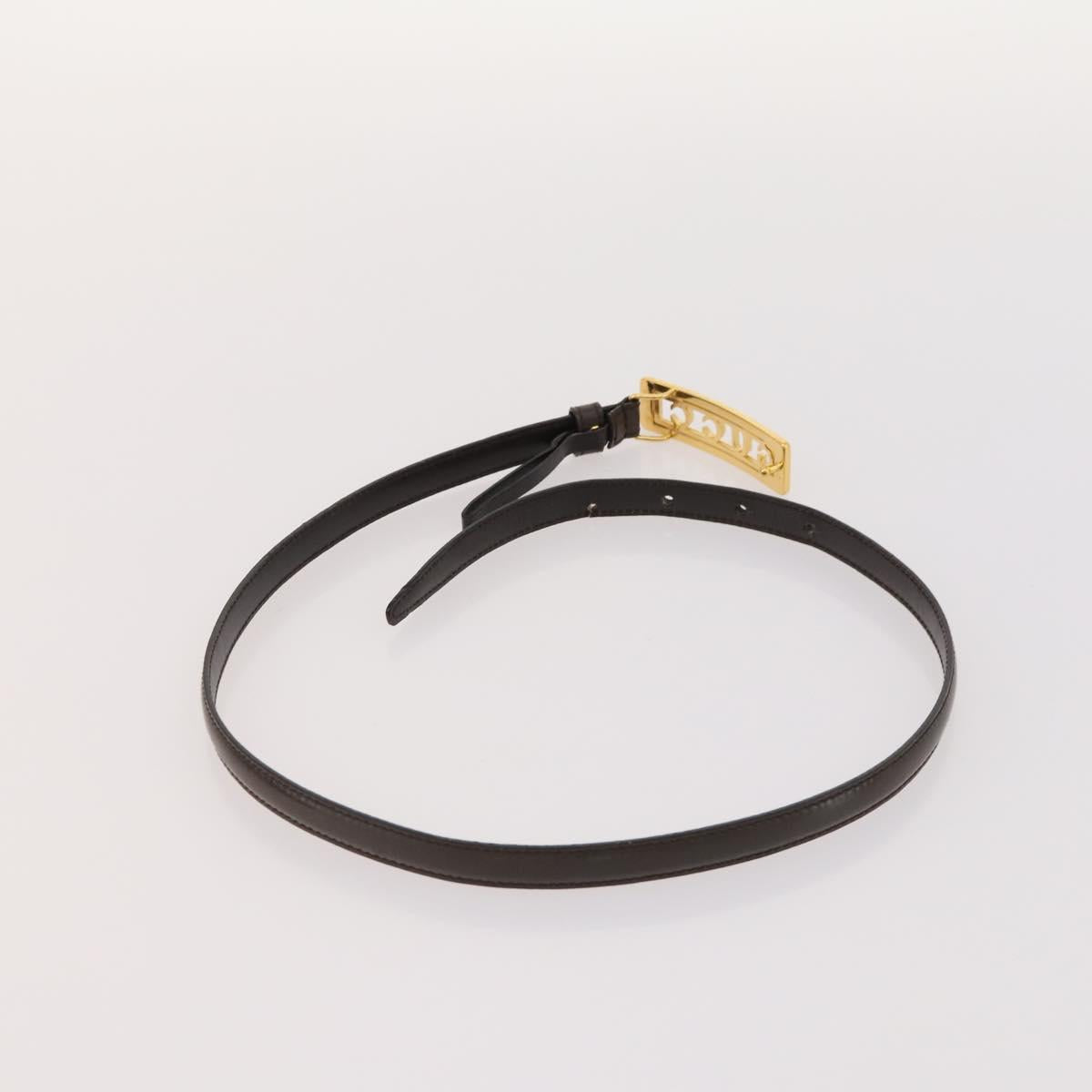 GUCCI LANVIN COLLECTION PRADA Belt Leather 6 Set Black Dark Brown Auth ti3572