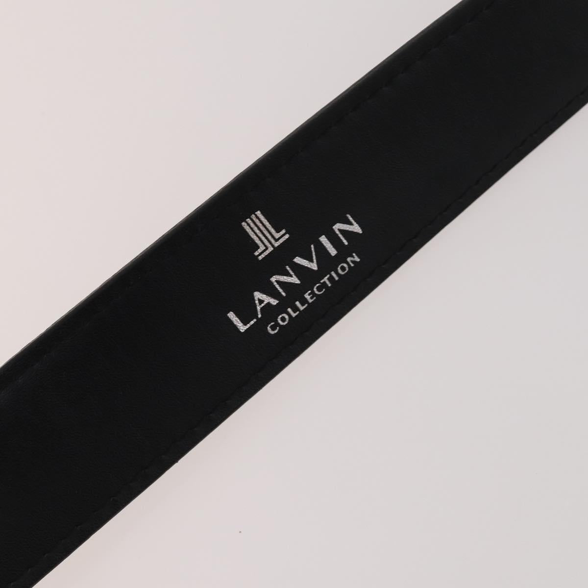 GUCCI LANVIN COLLECTION PRADA Belt Leather 6 Set Black Dark Brown Auth ti3572