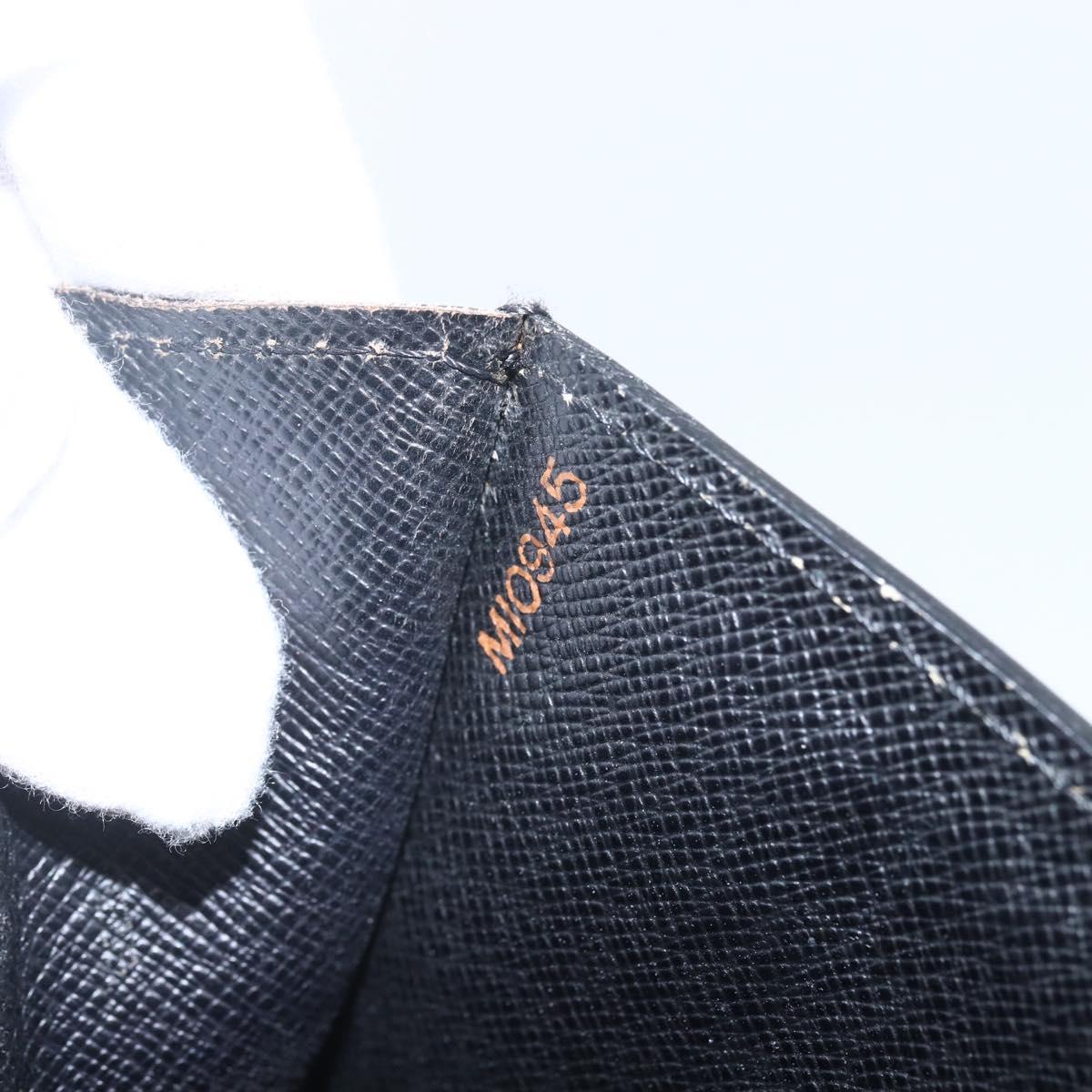 LOUIS VUITTON Epi Serie Dragonne Clutch Bag Black Noir M52612 LV Auth ti3606