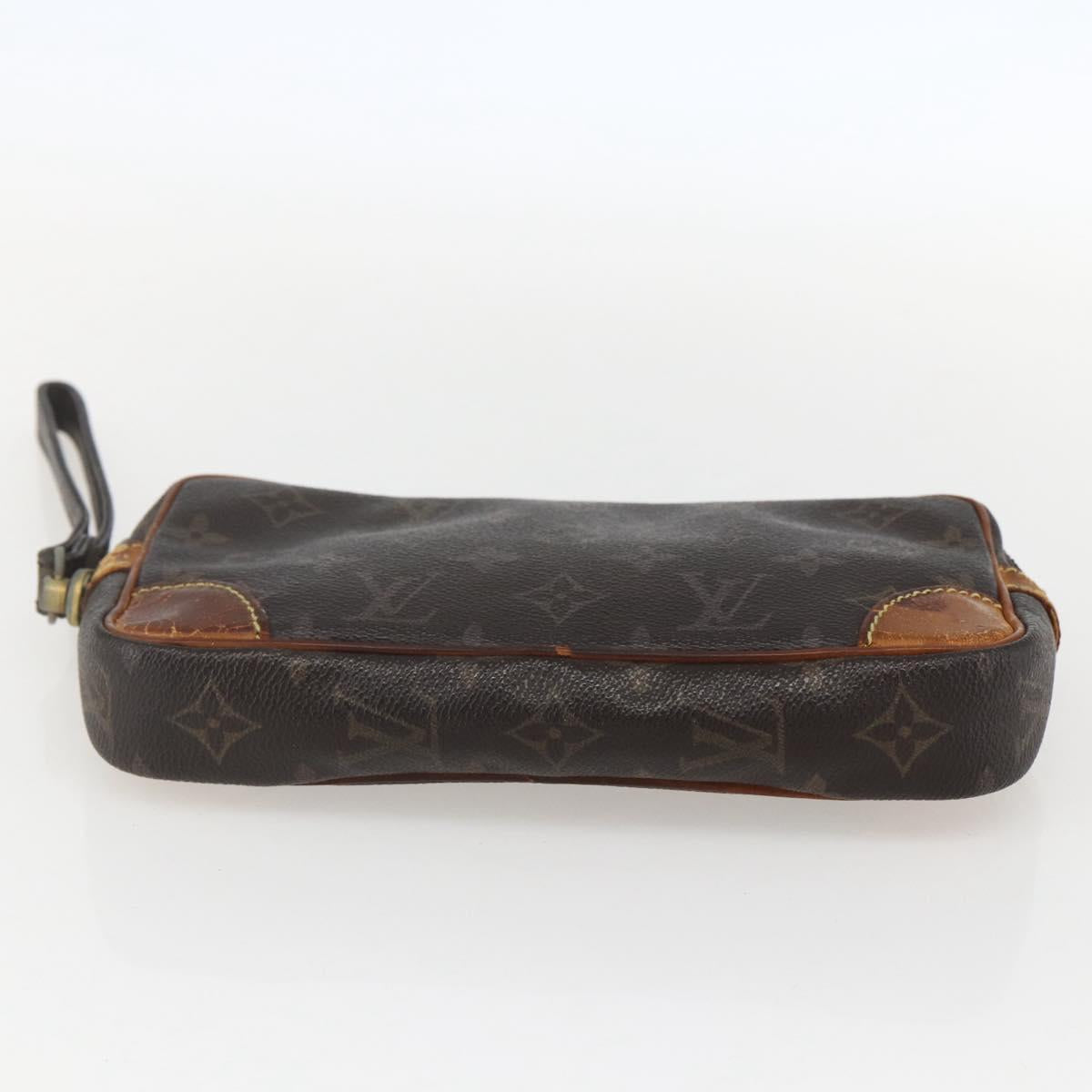LOUIS VUITTON Monogram Marly Dragonne PM Clutch Bag M51827 LV Auth ti3611