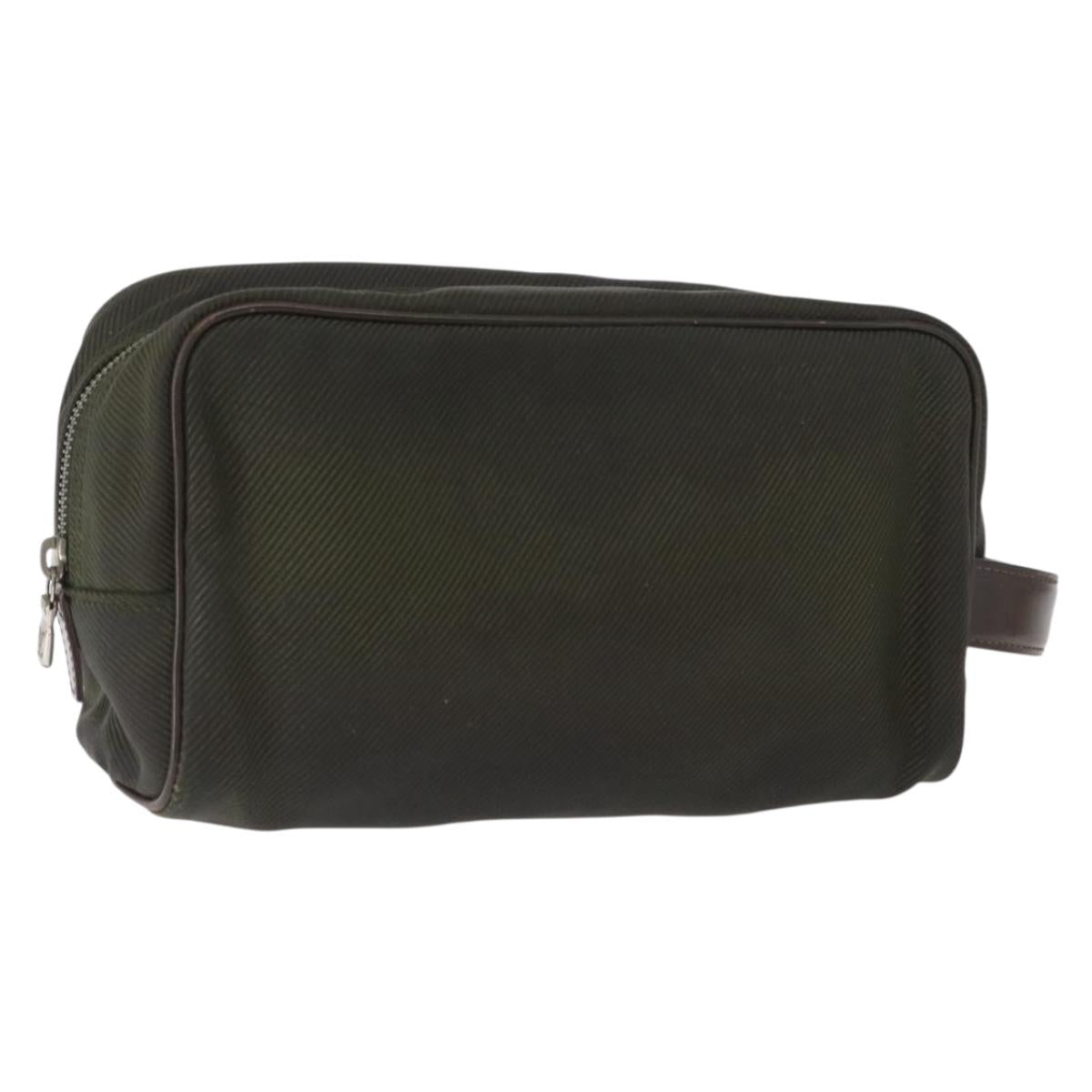 LOUIS VUITTON Taiga Parana Clutch Bag Grizzly M30758 LV Auth ti3615