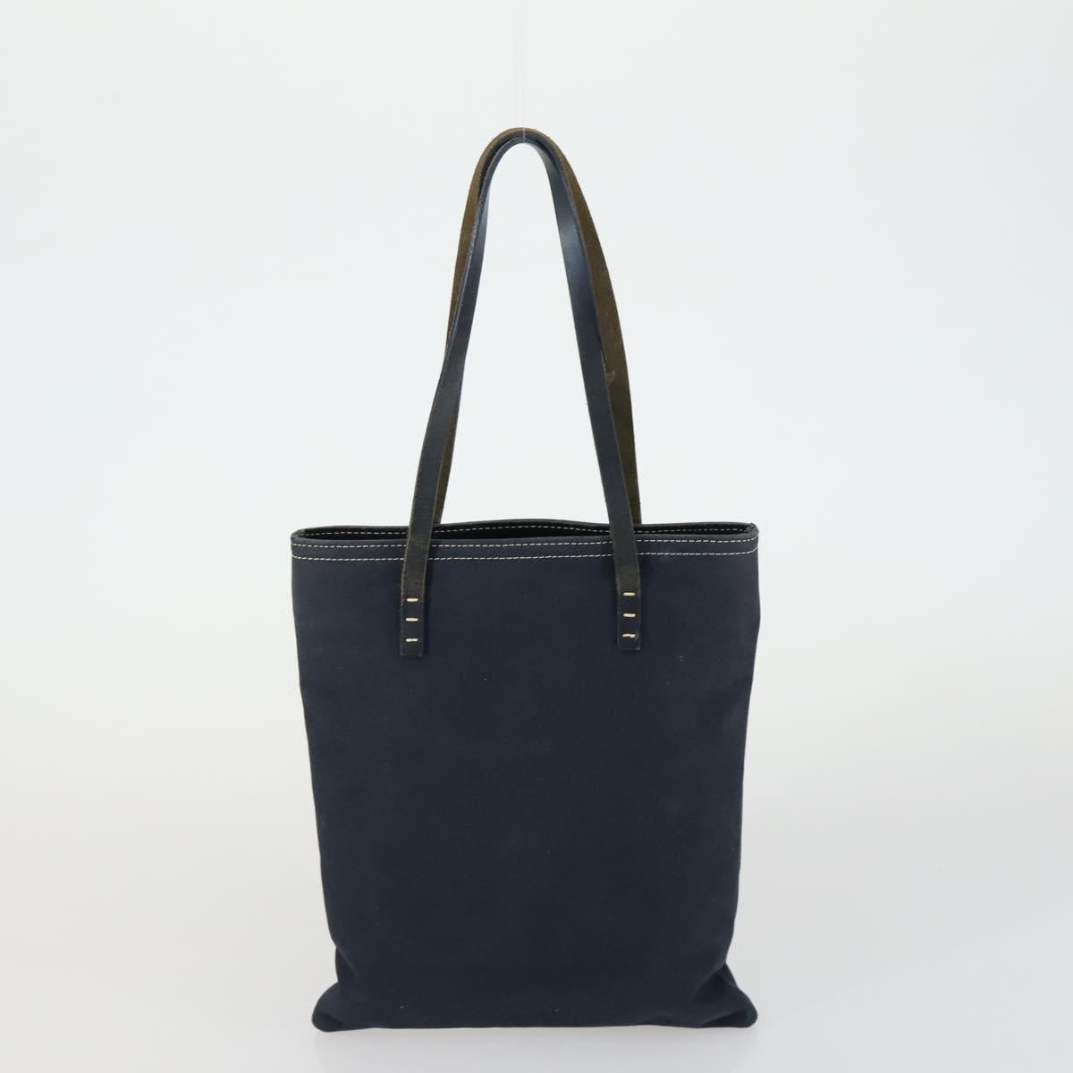 FENDI Gucci Hermes GG Canvas Hand Bag Canvas PVC 3 Set Black Beige Auth ti3619