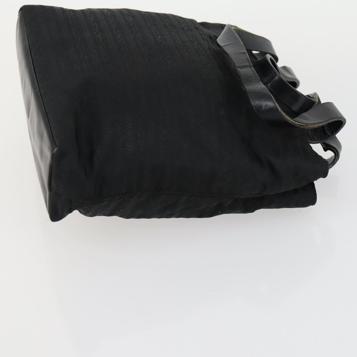 PRADA Hand Bag Nylon 3 Set Black Khaki Auth ti3620