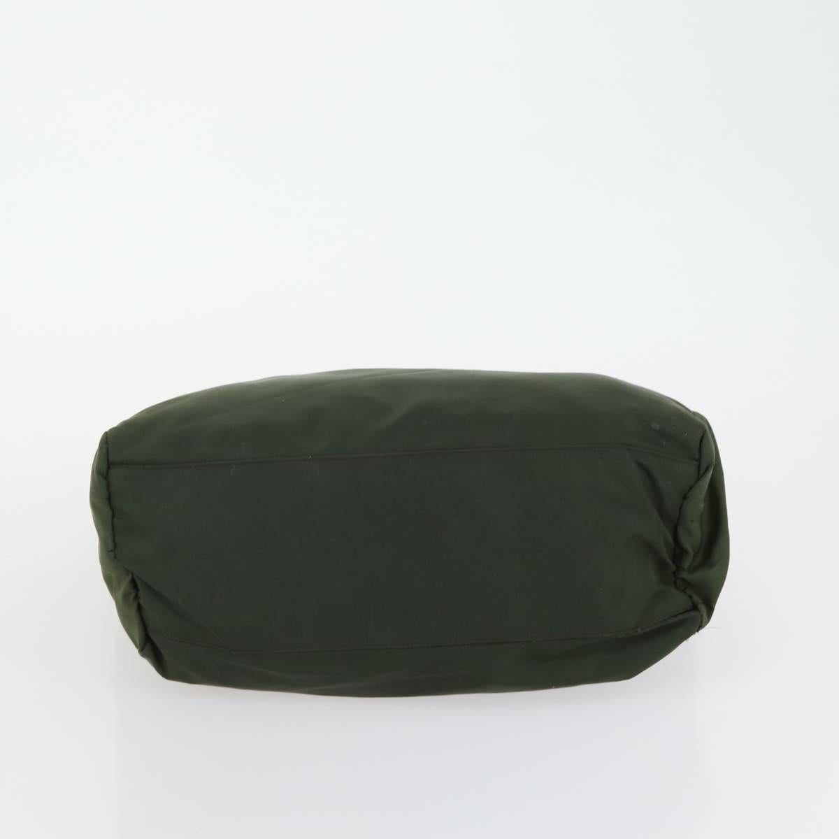 PRADA Hand Bag Nylon 3 Set Black Khaki Auth ti3620