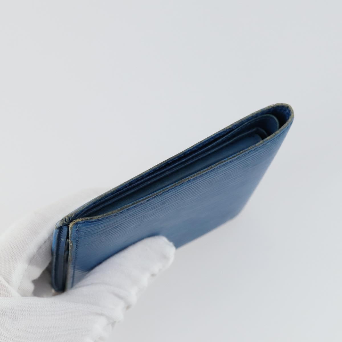 LOUIS VUITTON Monogram Epi Wallet 5 Set Blue LV Auth ti3625