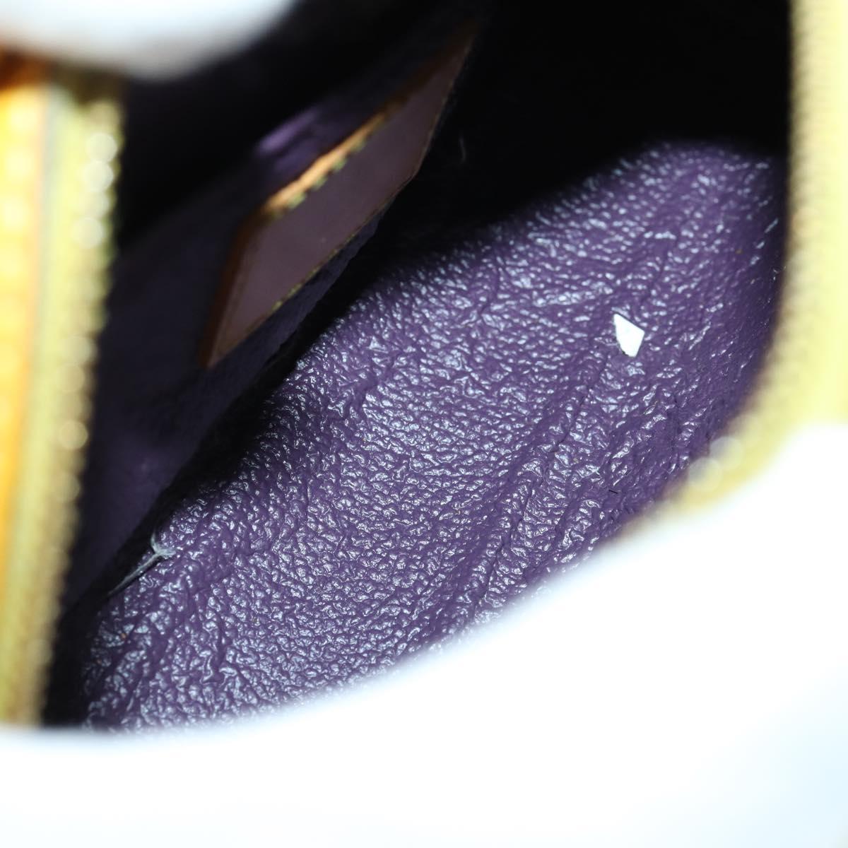 LOUIS VUITTON Monogram Epi Pouch 3 Set Yellow LV Auth ti3627