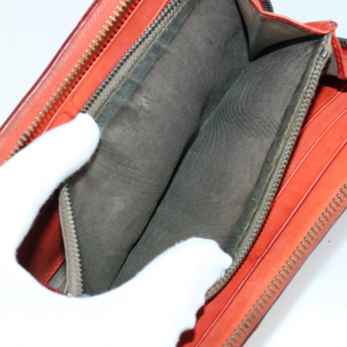 BOTTEGA VENETA Miu Miu Fendi Wallet 4 Set Red Brown pink Auth ti3628