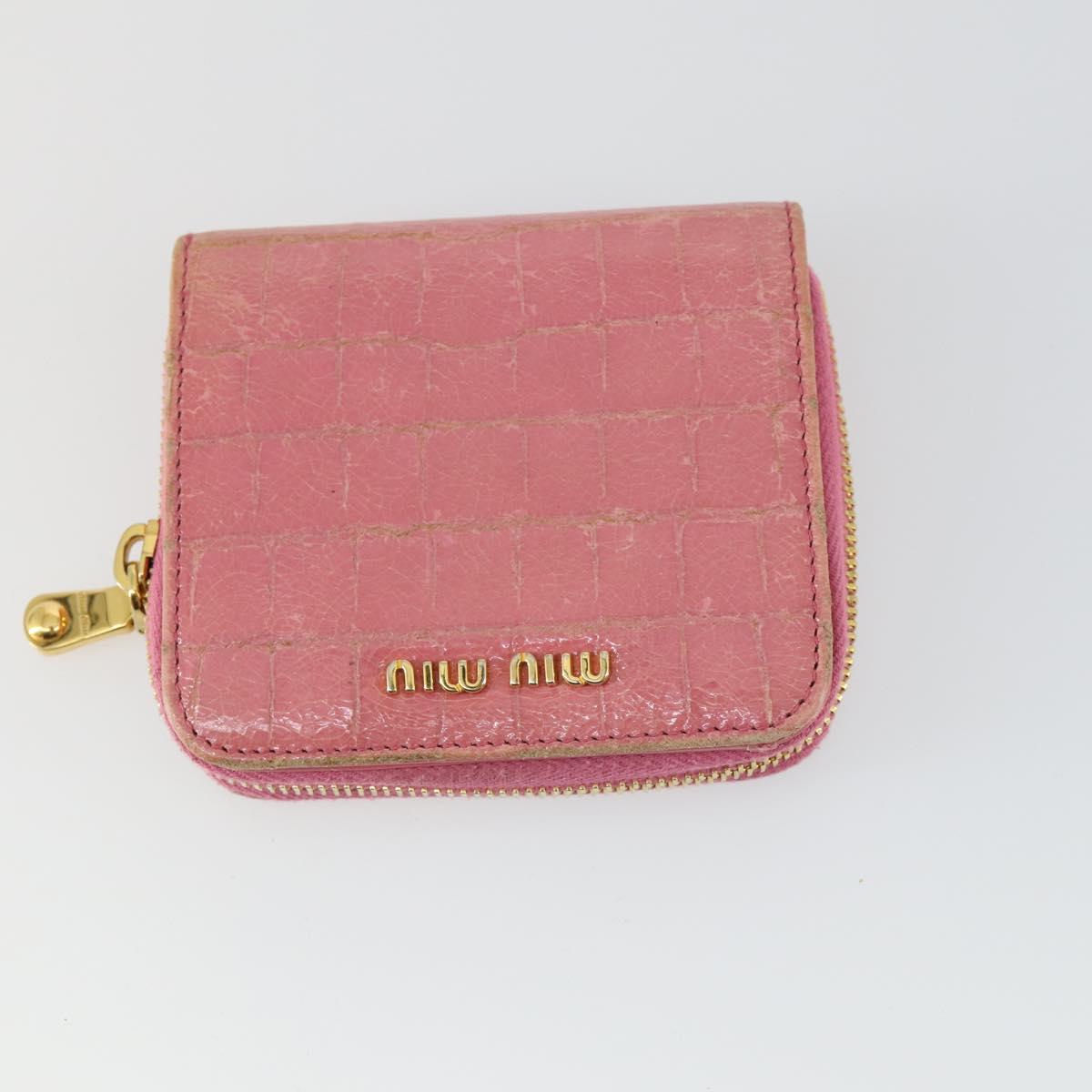 BOTTEGA VENETA Miu Miu Fendi Wallet 4 Set Red Brown pink Auth ti3628