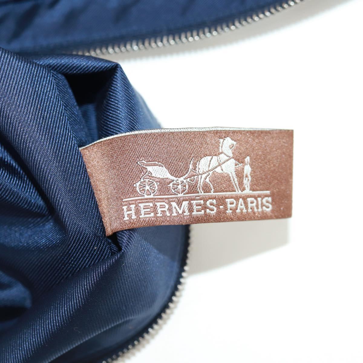HERMES Ousdevoyage PM Pouch Silk Blue Auth ti3647SM