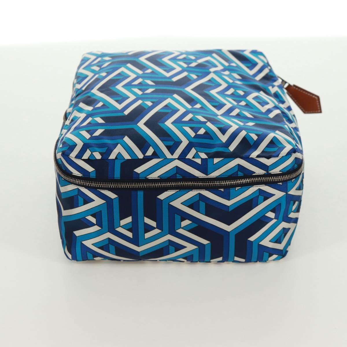 HERMES Ousdevoyage PM Pouch Silk Blue Auth ti3647SM