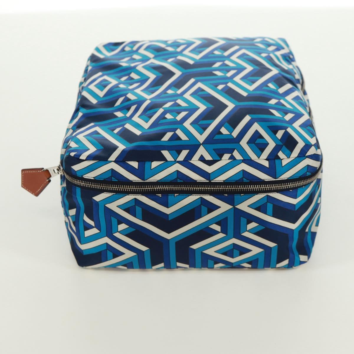 HERMES Ousdevoyage PM Pouch Silk Blue Auth ti3647SM
