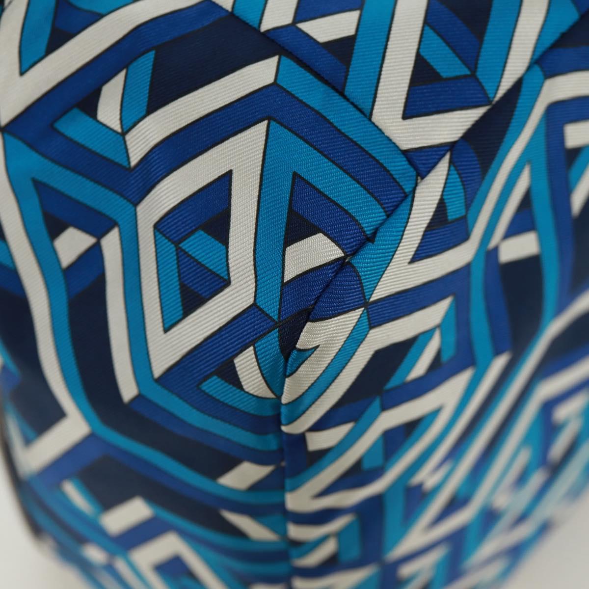 HERMES Ousdevoyage PM Pouch Silk Blue Auth ti3647SM