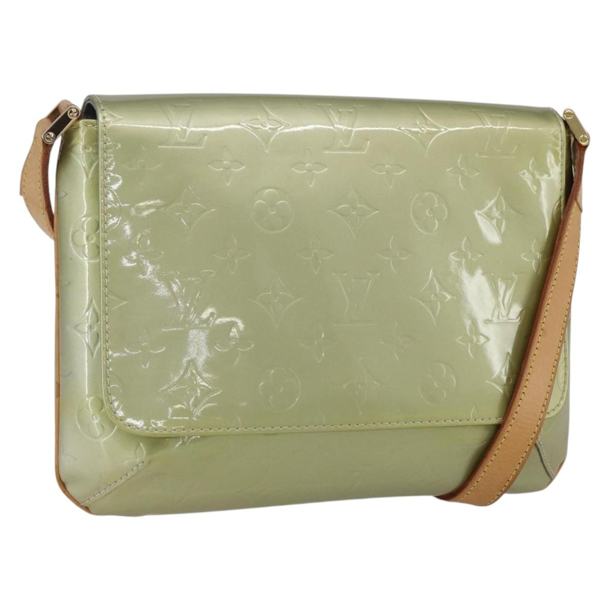 LOUIS VUITTON Monogram Vernis Thompson Street Bag Gris M91008 LV Auth ti3651