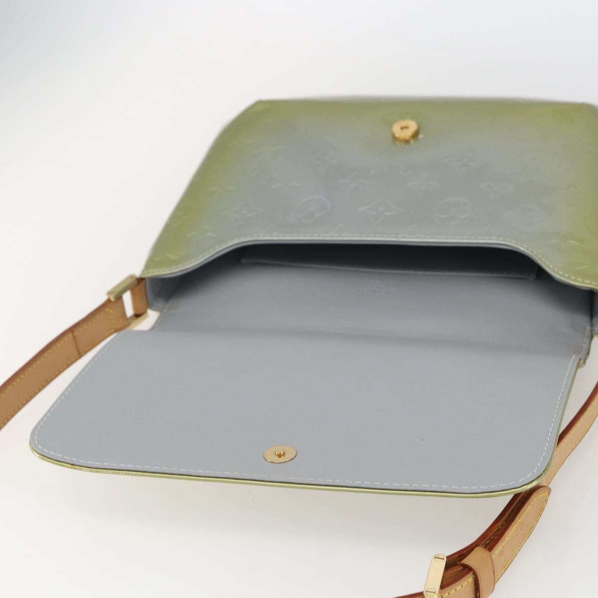 LOUIS VUITTON Monogram Vernis Thompson Street Bag Gris M91008 LV Auth ti3651