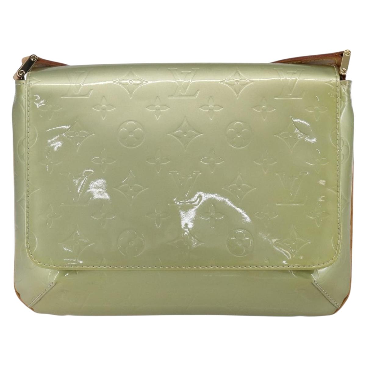 LOUIS VUITTON Monogram Vernis Thompson Street Bag Gris M91008 LV Auth ti3651