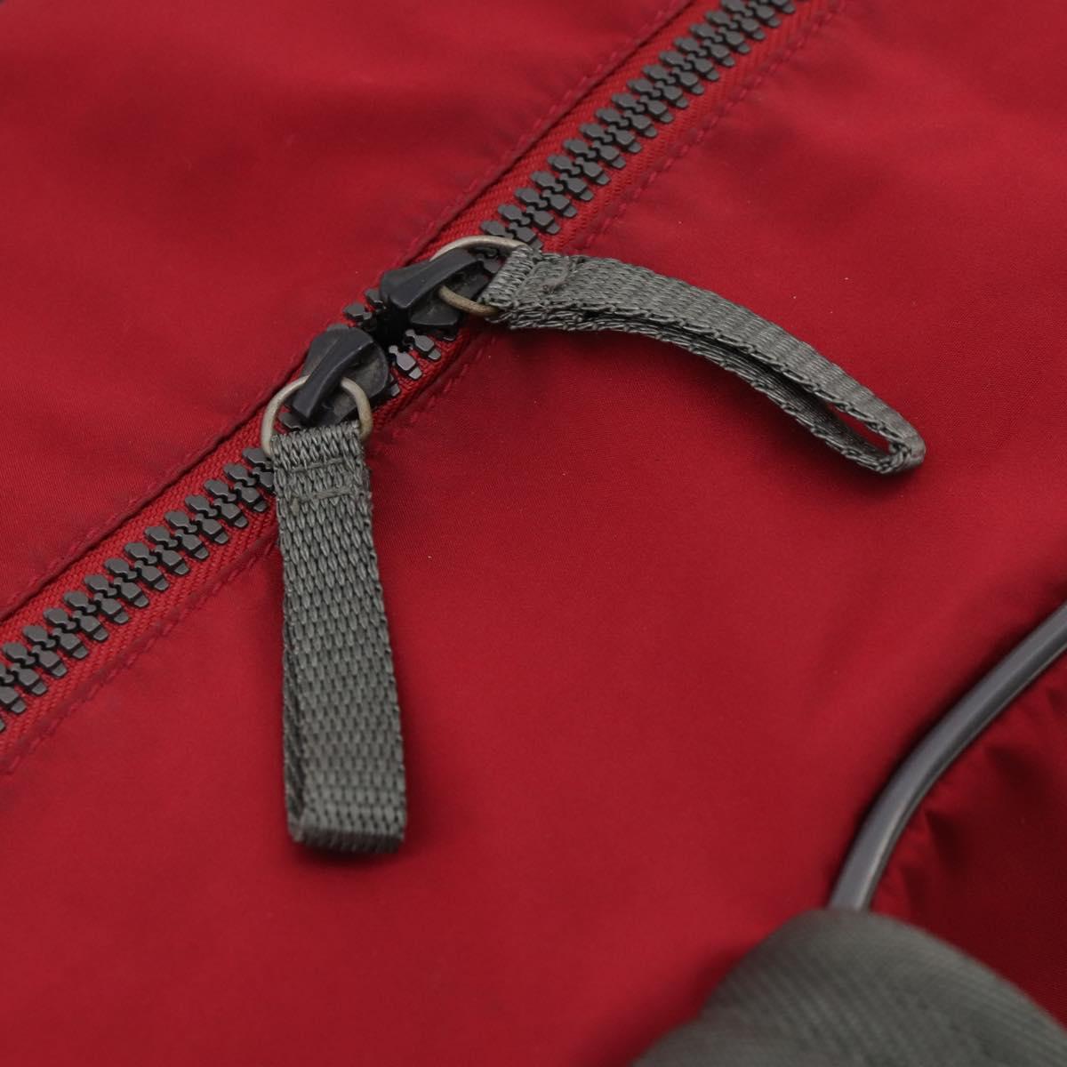 PRADA Sports Boston Bag Nylon 2way Red Auth ti3664