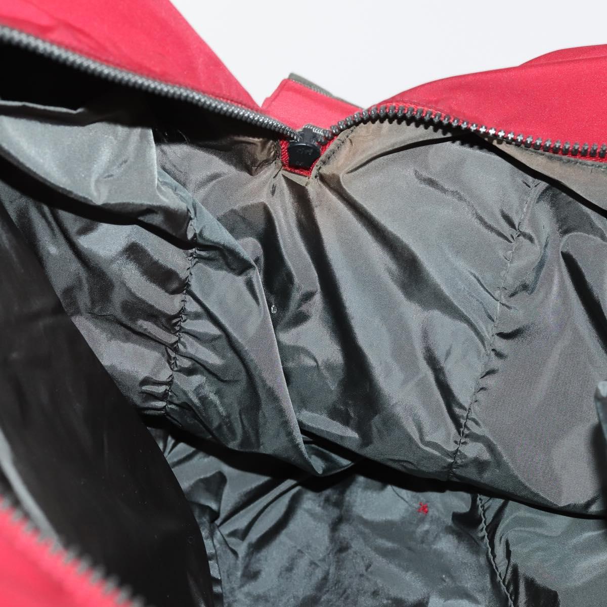 PRADA Sports Boston Bag Nylon 2way Red Auth ti3664