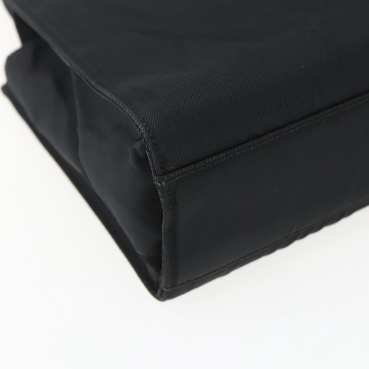 PRADA Hand Bag Nylon Black Auth ti3686