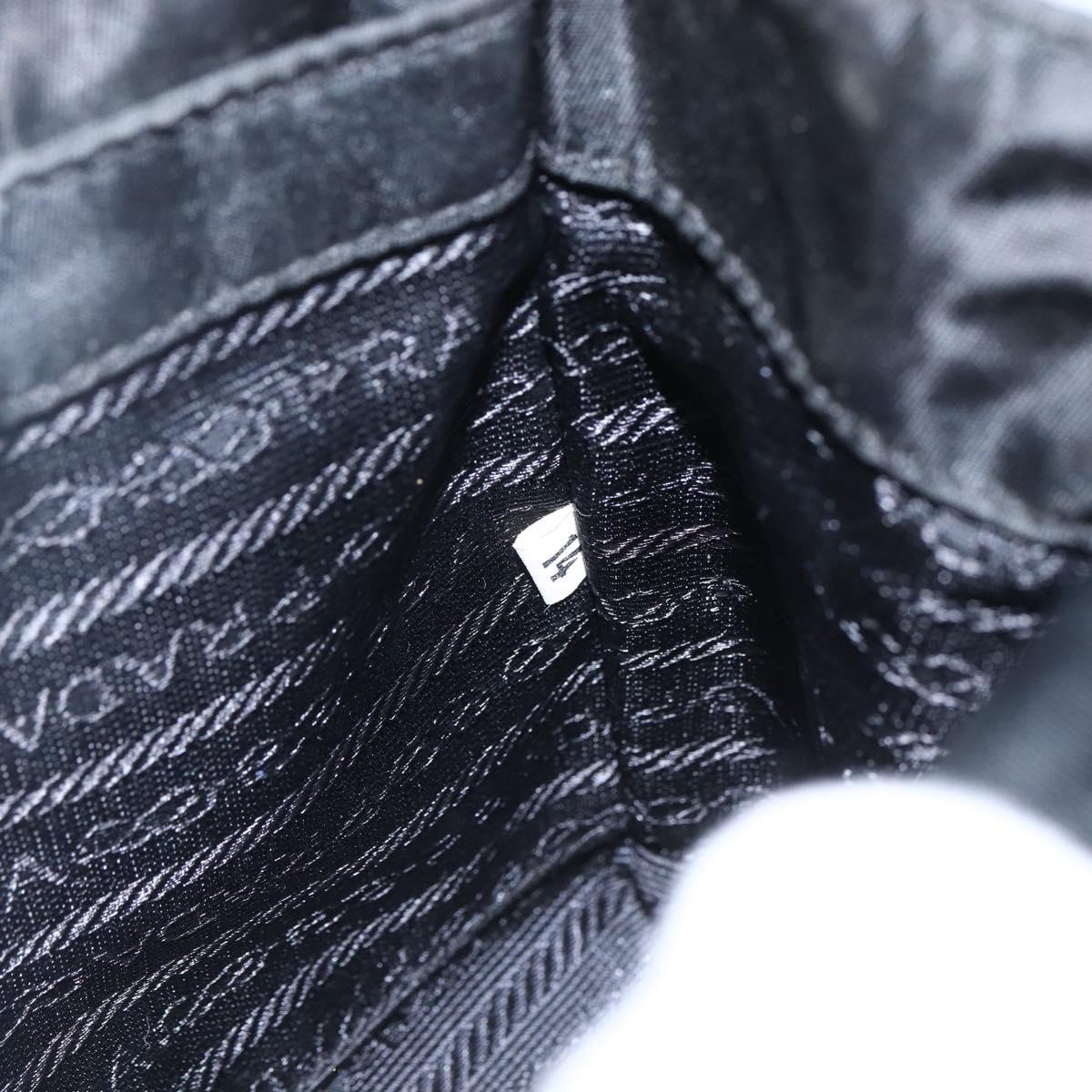 PRADA Hand Bag Nylon Black Auth ti3686