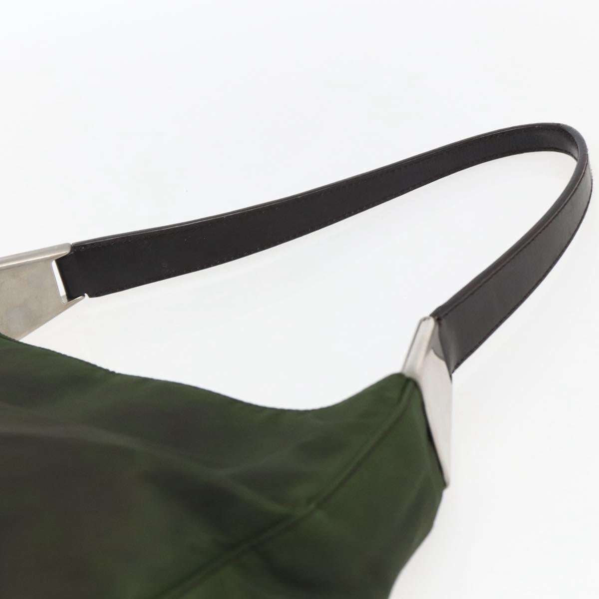 PRADA Shoulder Bag Nylon Khaki Auth ti3732