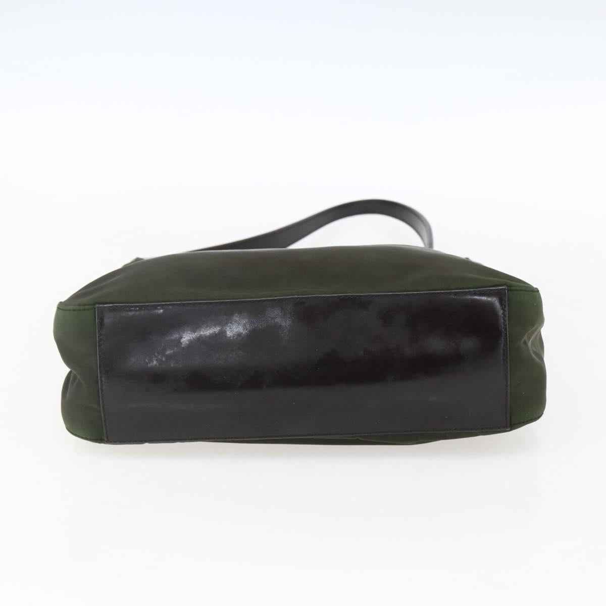 PRADA Shoulder Bag Nylon Khaki Auth ti3732