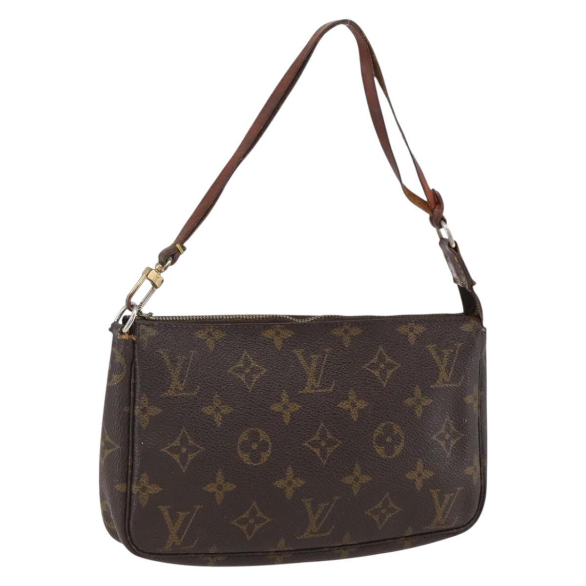 LOUIS VUITTON Monogram Pochette Accessoires Pouch M51980 LV Auth ti3773