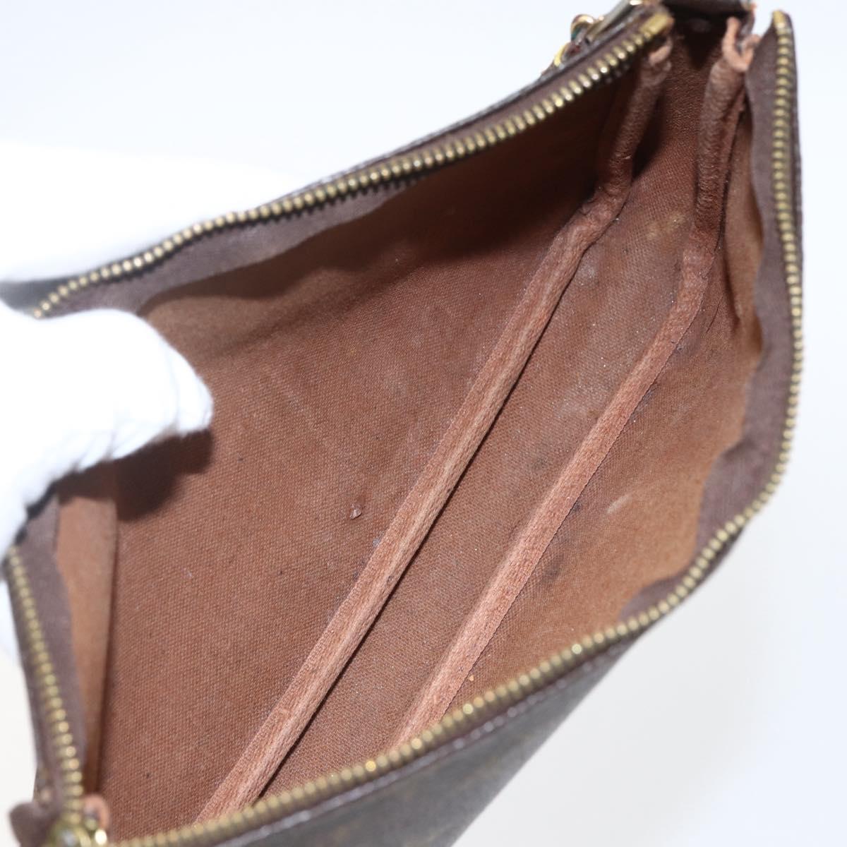 LOUIS VUITTON Monogram Pochette Accessoires Pouch M51980 LV Auth ti3773