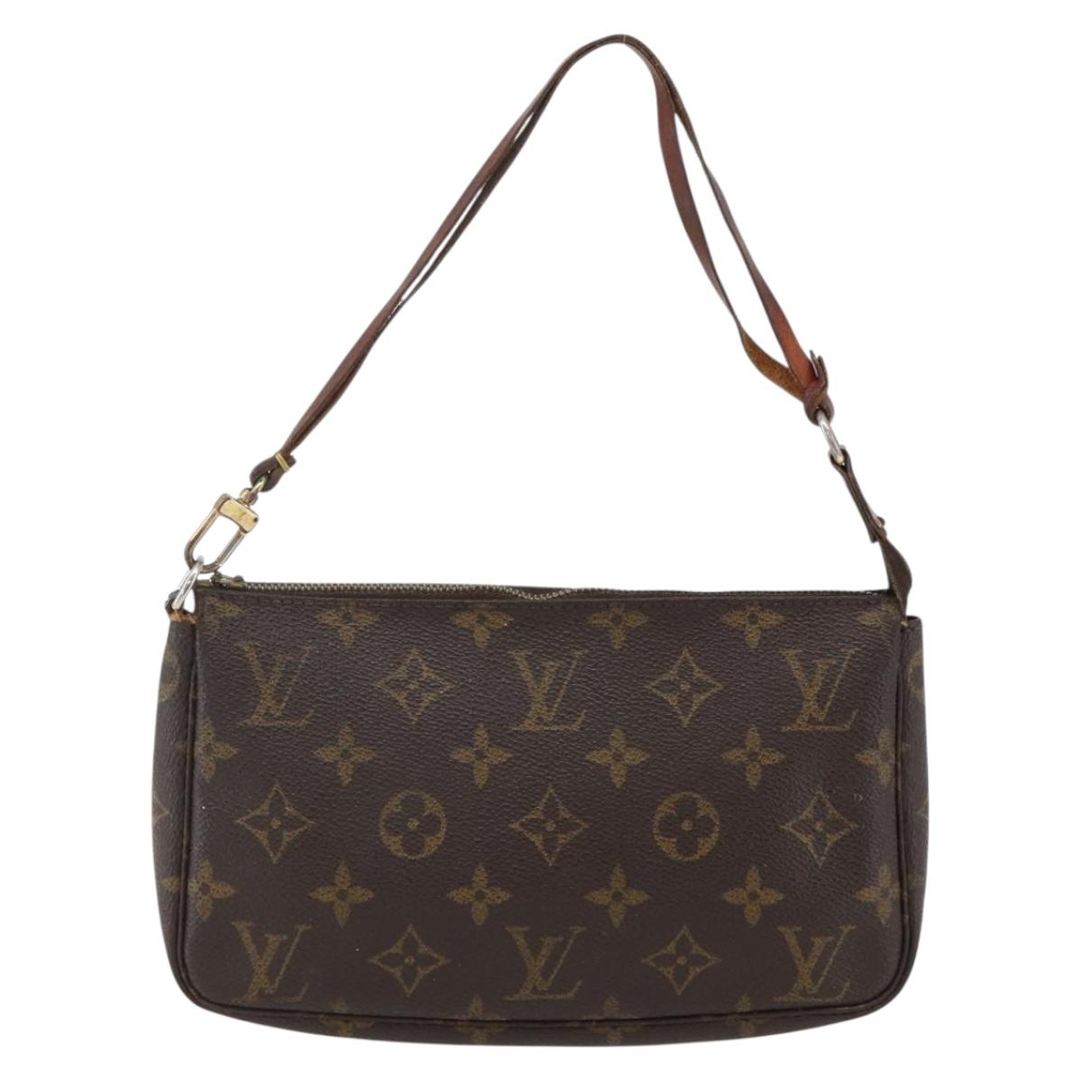 LOUIS VUITTON Monogram Pochette Accessoires Pouch M51980 LV Auth ti3773