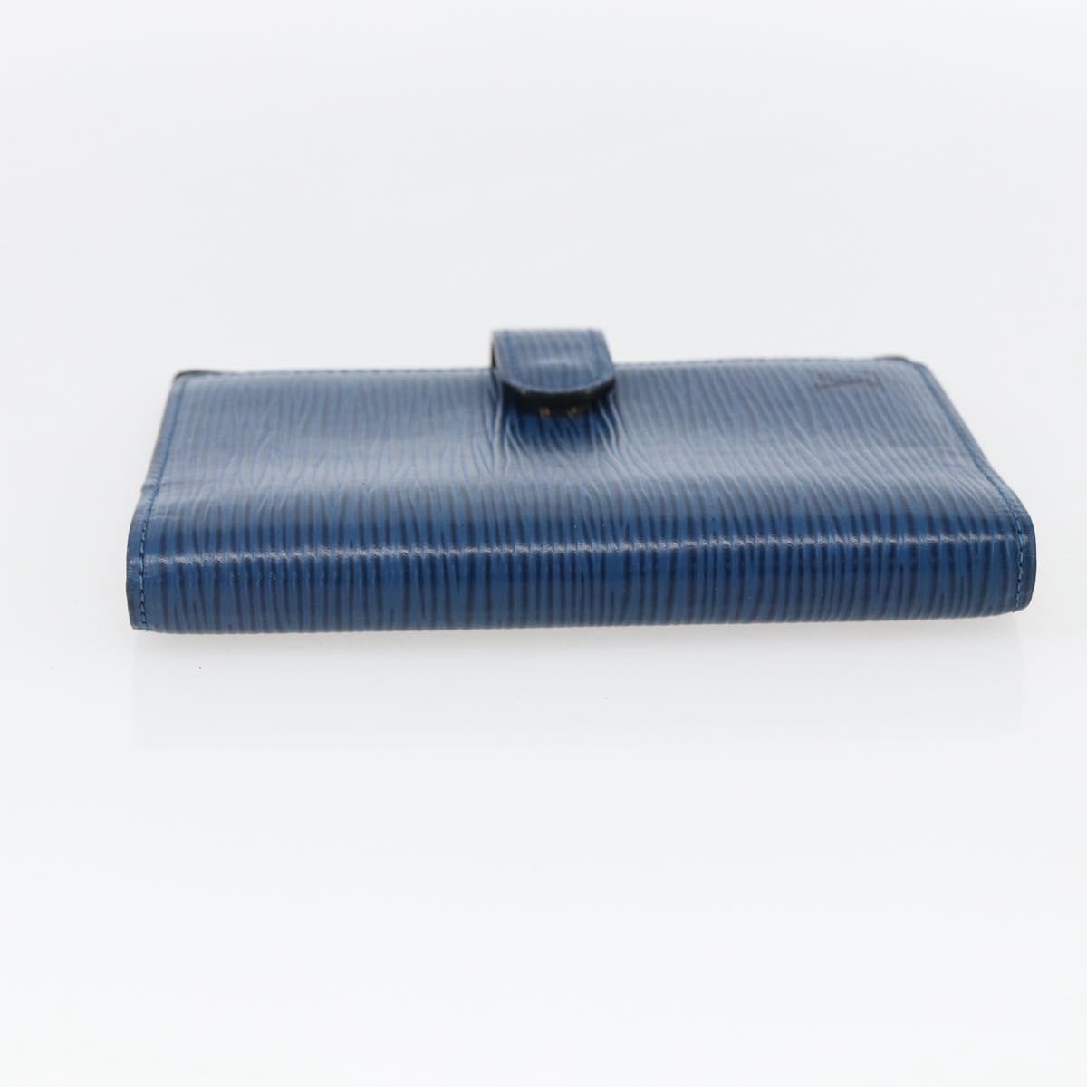 LOUIS VUITTON Epi Agenda PM Day Planner Cover Blue R20055 LV Auth ti3777