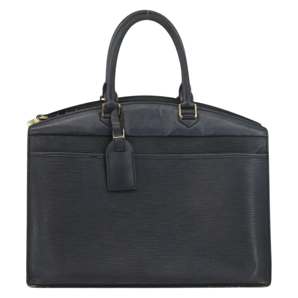 LOUIS VUITTON Epi Riviera Hand Bag Noir Black M48182 LV Auth ti3780