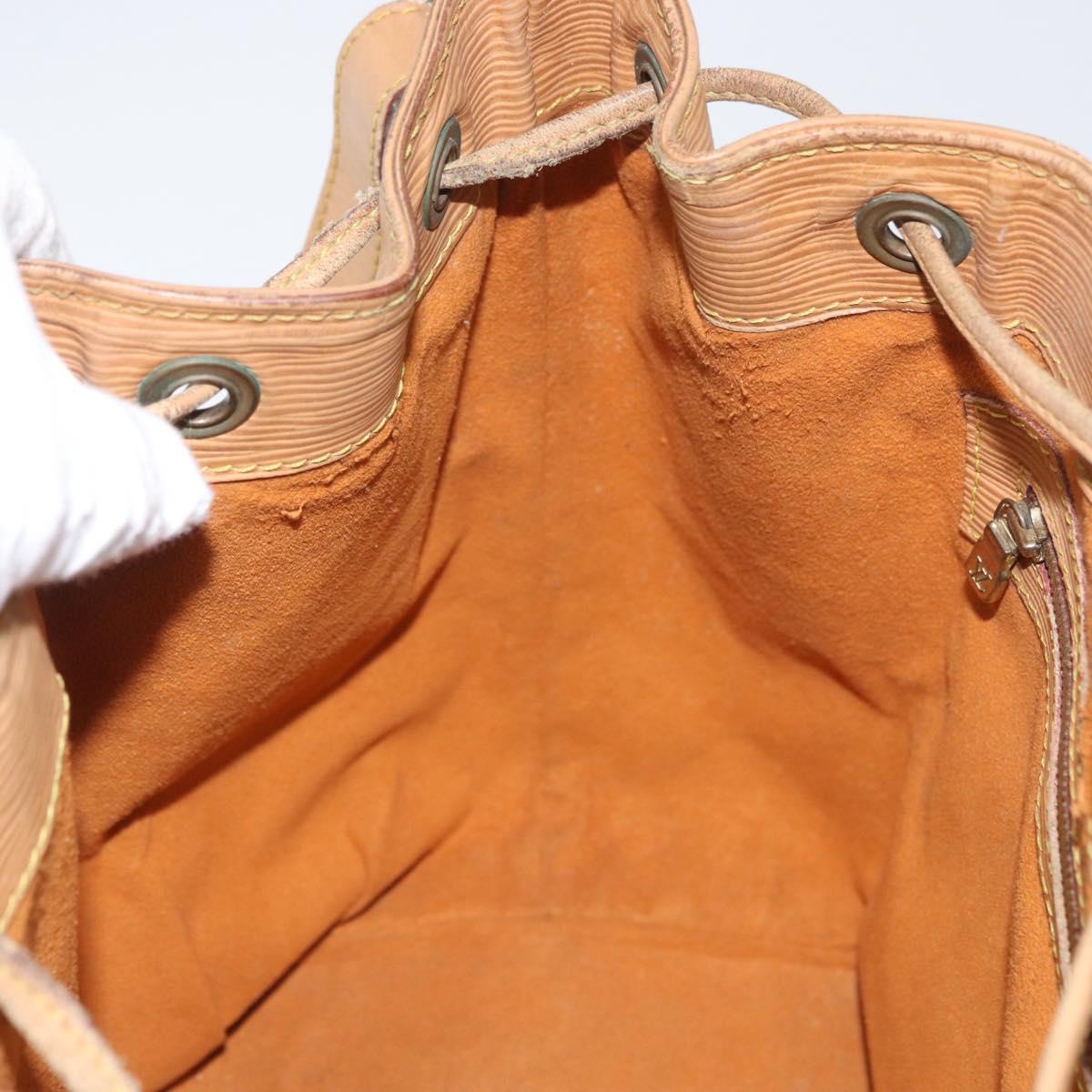 LOUIS VUITTON Epi Petit Noe Shoulder Bag Beige M44106 LV Auth ti3798