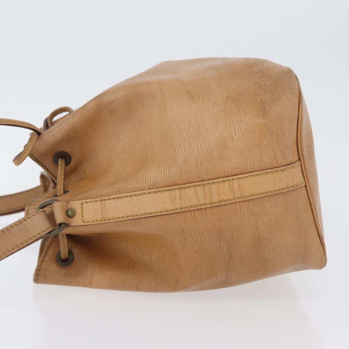 LOUIS VUITTON Epi Petit Noe Shoulder Bag Beige M44106 LV Auth ti3798
