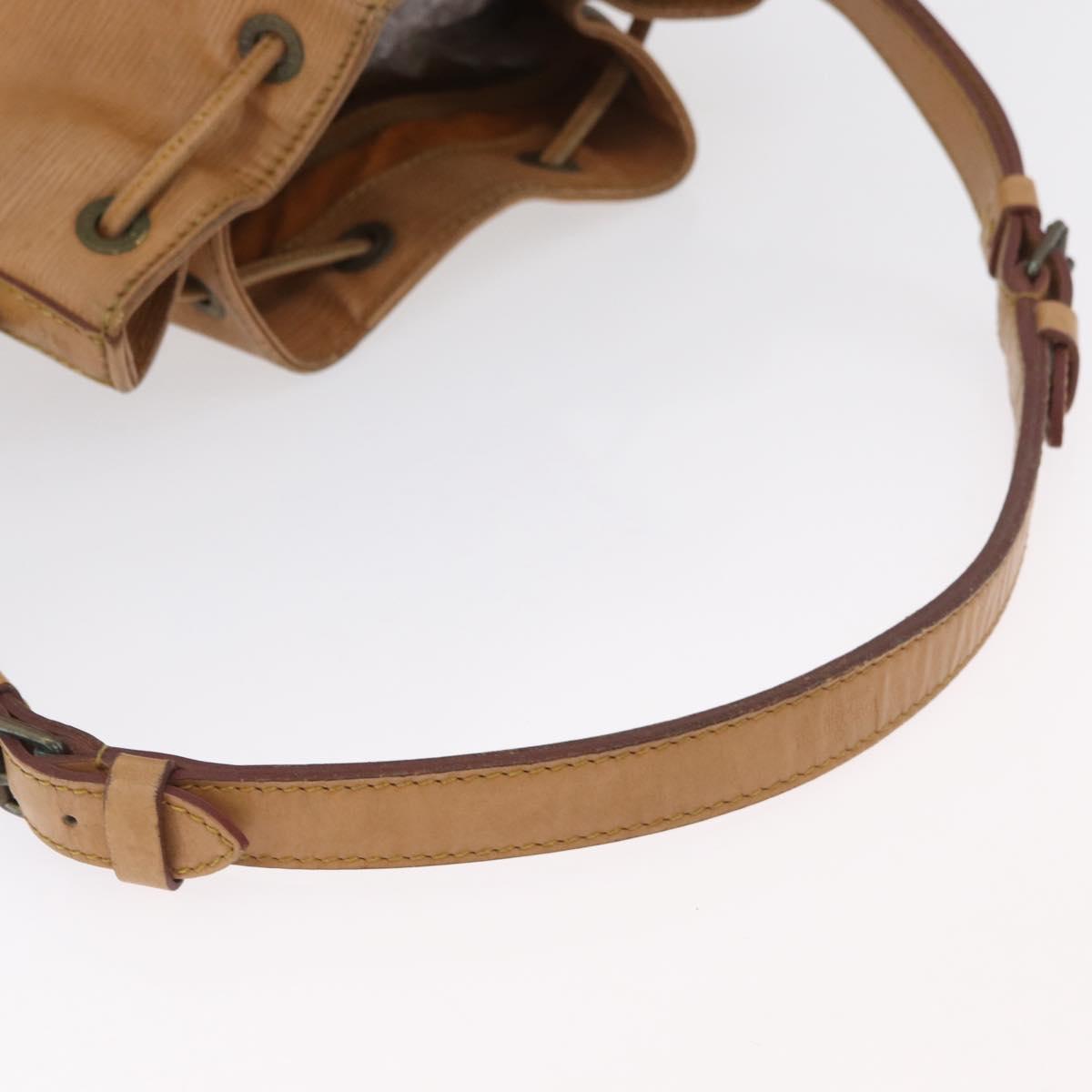 LOUIS VUITTON Epi Petit Noe Shoulder Bag Beige M44106 LV Auth ti3798