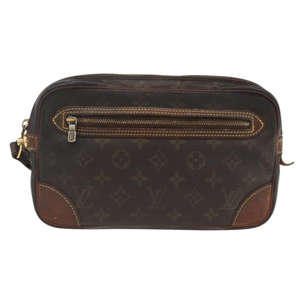 LOUIS VUITTON Monogram Marly Dragonne GM Clutch Bag M51825 LV Auth ti3807