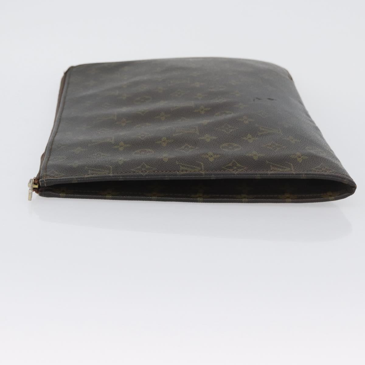 LOUIS VUITTON Monogram Posh Documents Briefcase M53457 LV Auth ti3808