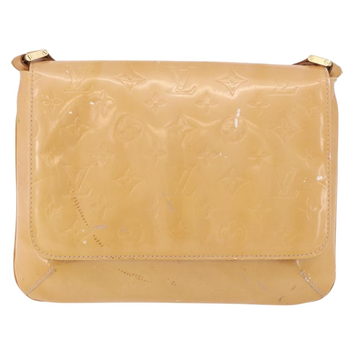 LOUIS VUITTON Vernis Thompson Street Bag Marshmallow Pink M91070 Auth ti3834