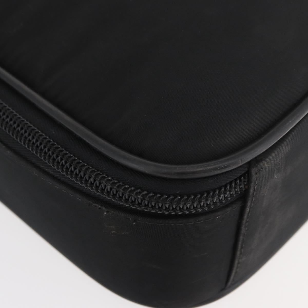 PRADA Business Bag Nylon Black Silver Auth ti3842