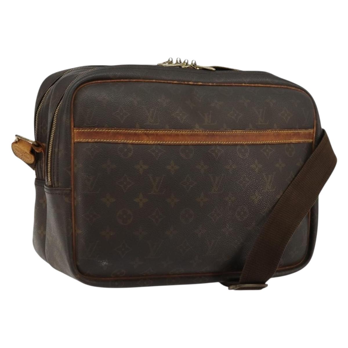 LOUIS VUITTON Monogram Reporter GM Shoulder Bag M45252 LV Auth ti3871