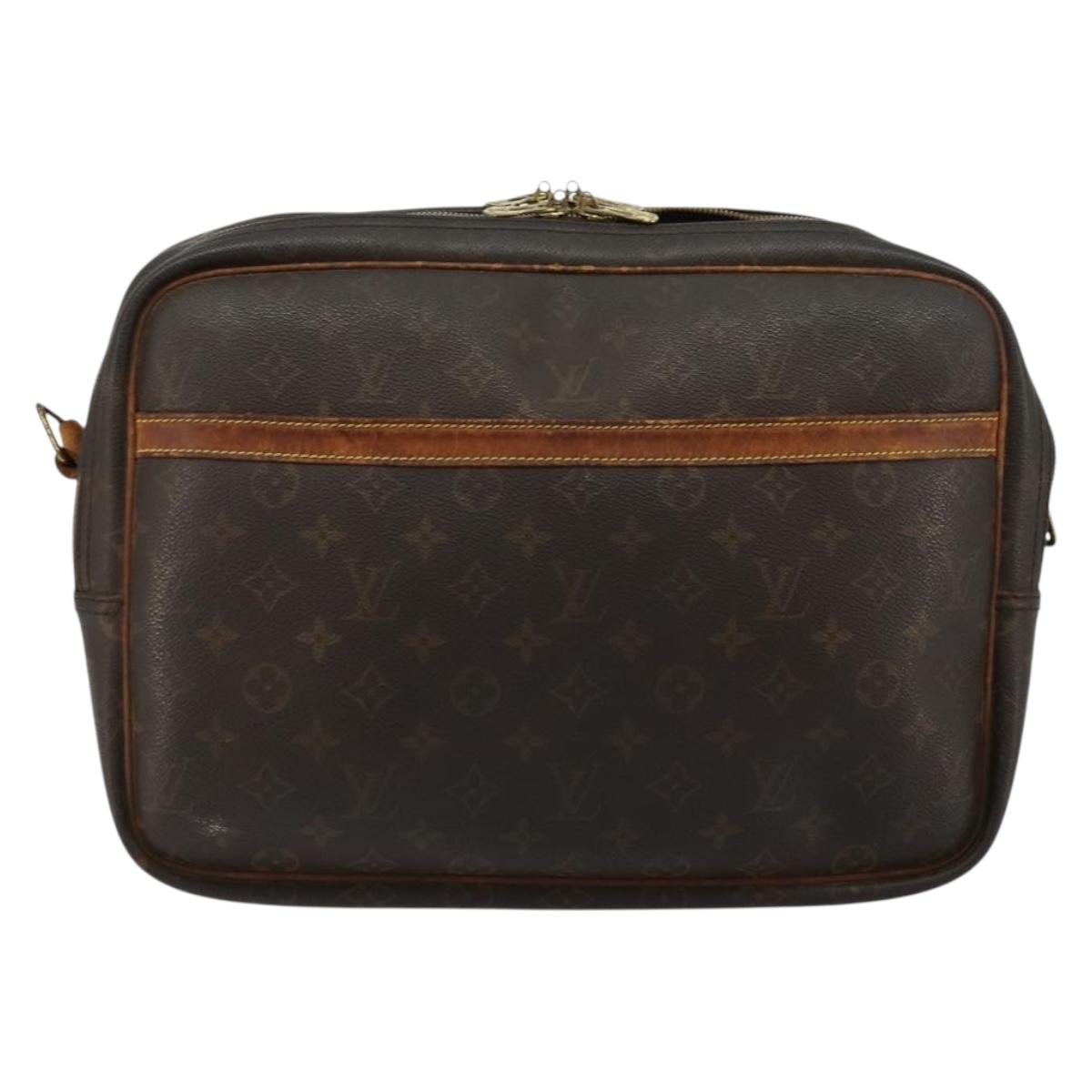 LOUIS VUITTON Monogram Reporter GM Shoulder Bag M45252 LV Auth ti3871