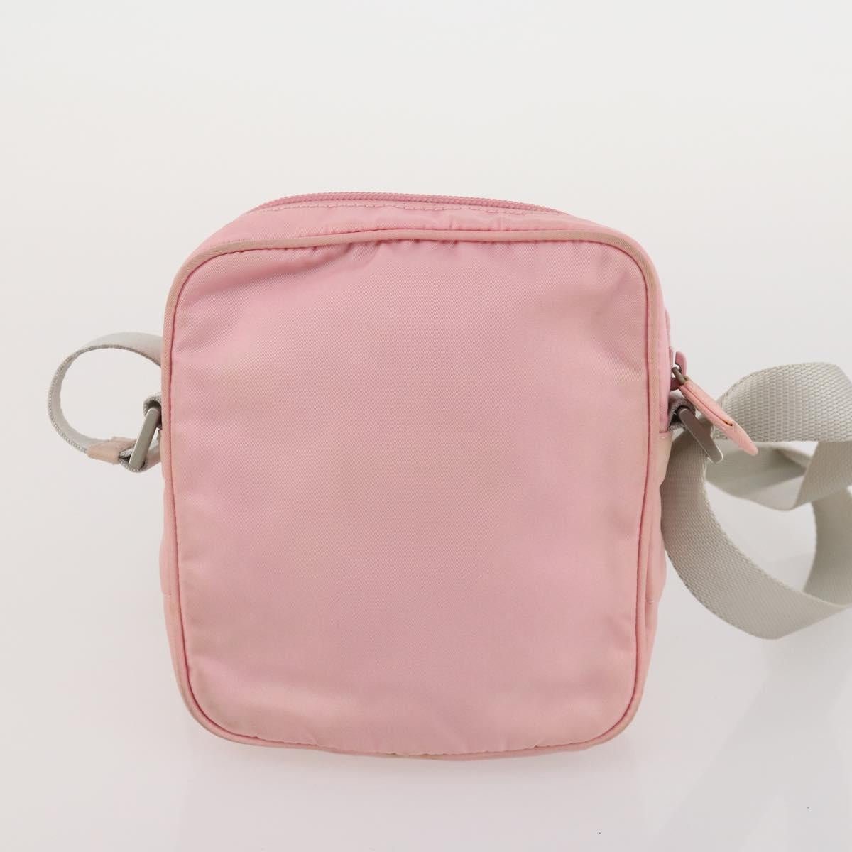 PRADA Sports Hand Bag Nylon 3 Set Black Pink khaki Auth ti3874
