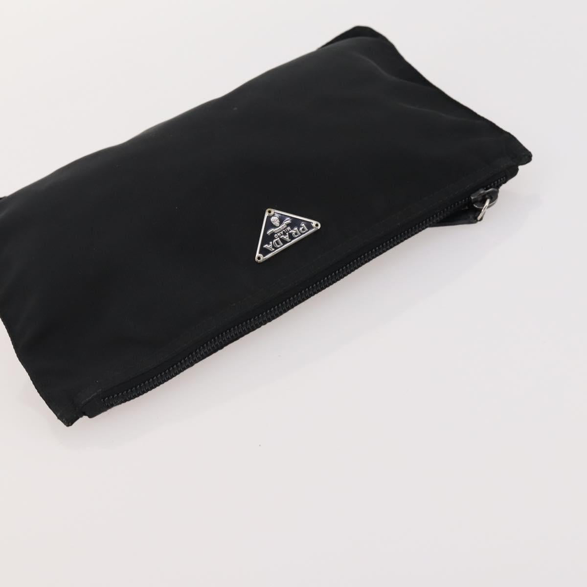 PRADA Sports Hand Bag Nylon 3 Set Black Pink khaki Auth ti3874