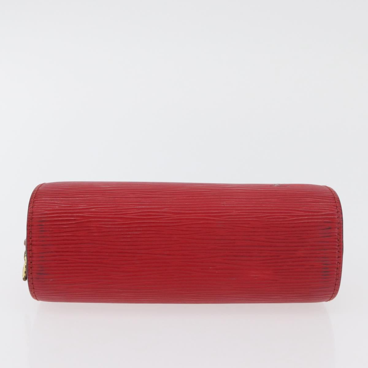 LOUIS VUITTON Epi Dauphine PM Pouch Castilian Red M48447 LV Auth ti3880
