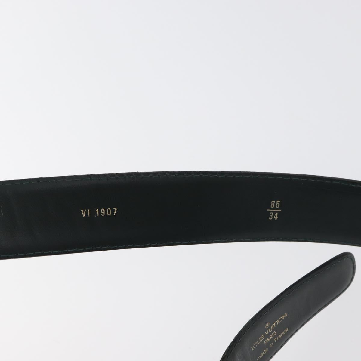 LOUIS VUITTON Taiga Leather Ceinture Classic Belt 39.8"" Epicea LV Auth ti3883