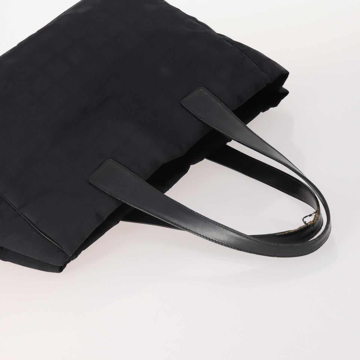 CHANEL New Travel Line Tote Bag Nylon 3 Set Black CC Auth ti3897